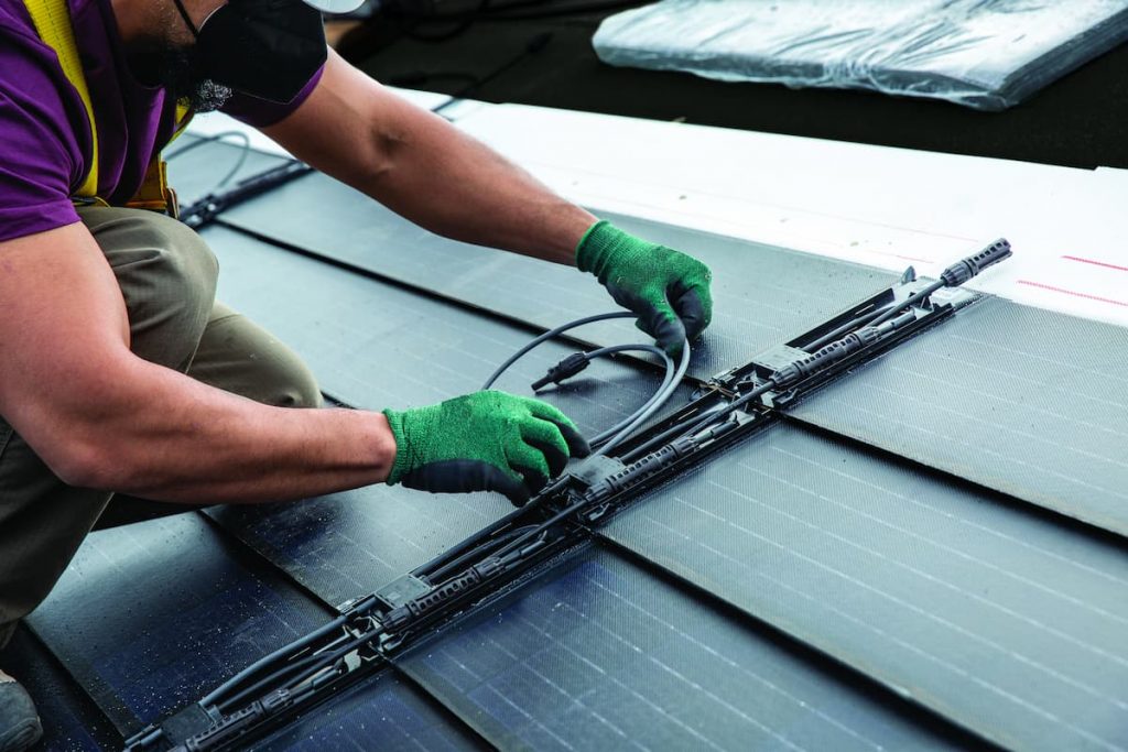 Timberline Solar Shingle Installation in Austin