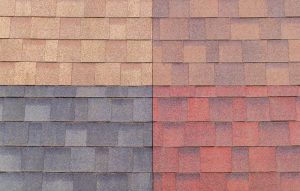 colored asphalt shingles