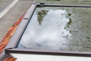 flat roof ponding